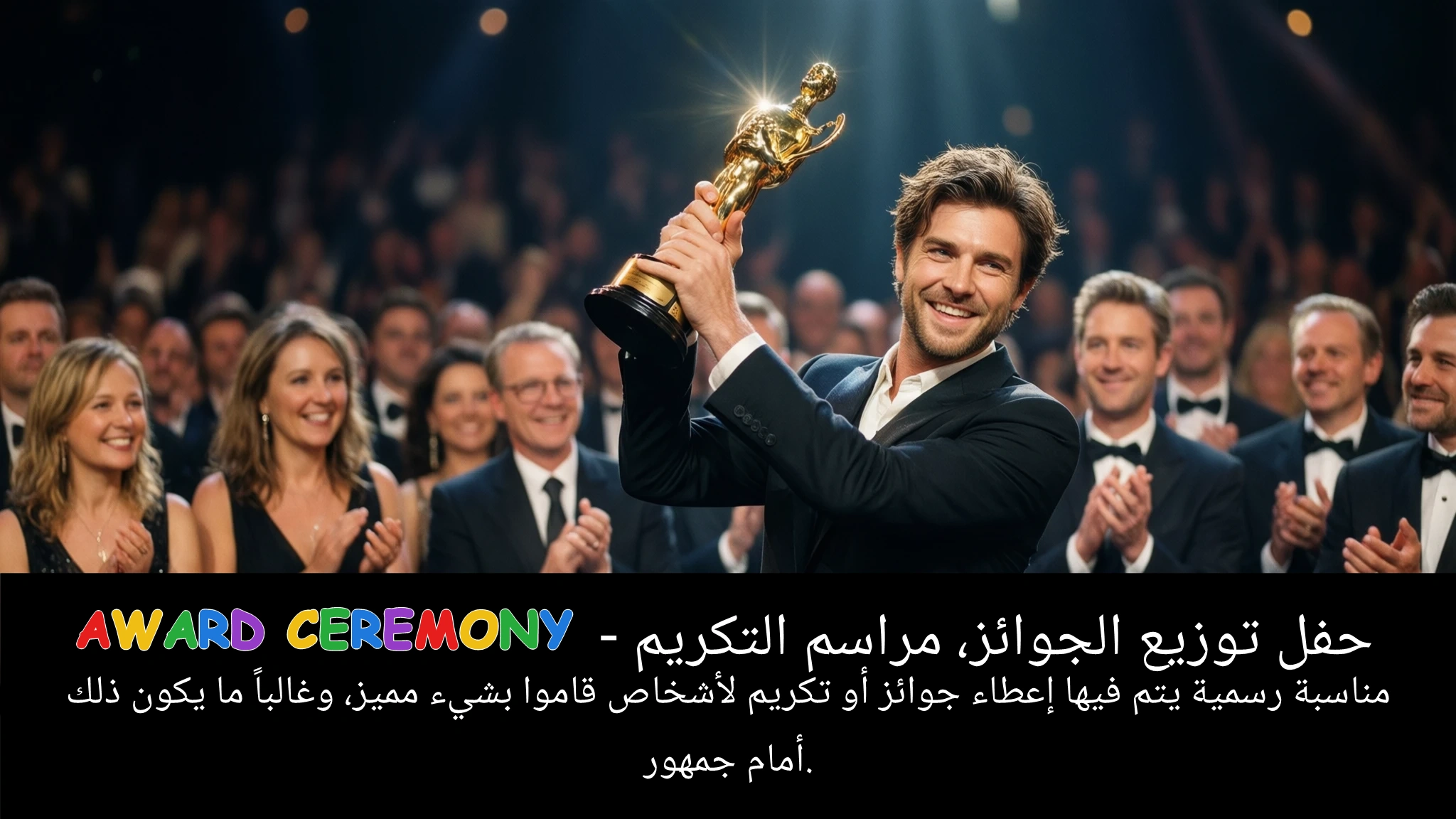 Arabic Illustration for award ceremony